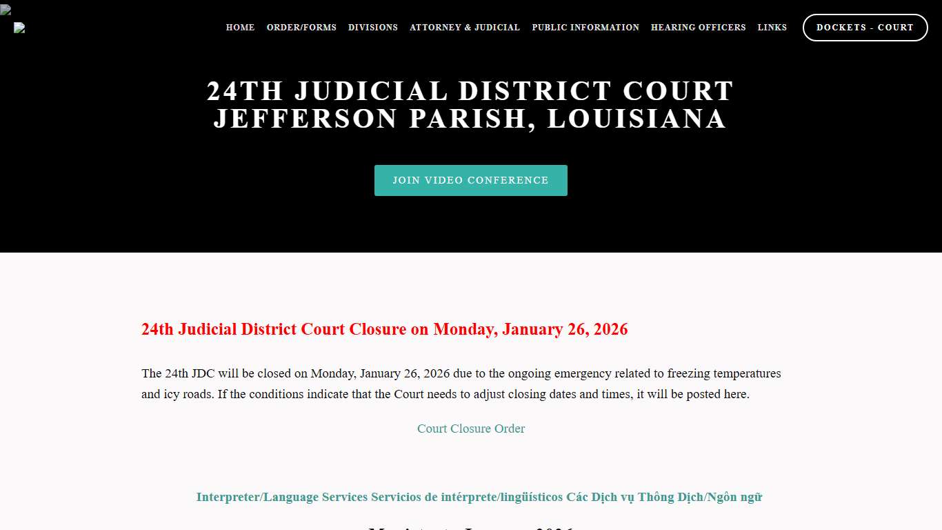 Online Court - 24th JDC Online Court